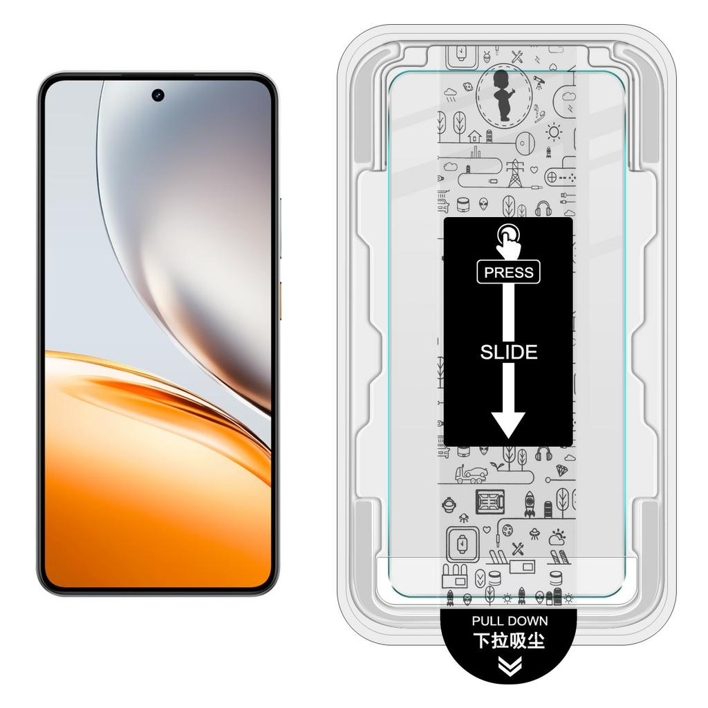 IMAK H Series For Realme P3 5G/Neo7x 5G Tempered Glass Screen Protector Dust-free Installation Film (Fingerprint Unlock)