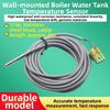 1PC Temperature Sensor 4M Cable Length Wall Mounted Boiler Water Tank Temperature Sensor Probe 10K 4M Cable 316L Sensor 5*0.6cm
