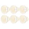 6PCS Fabric Lampshades Cloth Pleated Decorative Lamp Replacement Shade Clip On for Table Wall Lamps