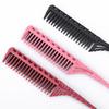 1Pc Professional Hair Combs Tip Tail Comb Barber Hairdressing Comb 3-Row Teeth Detangling Comb Salon Tools Barber Accessories