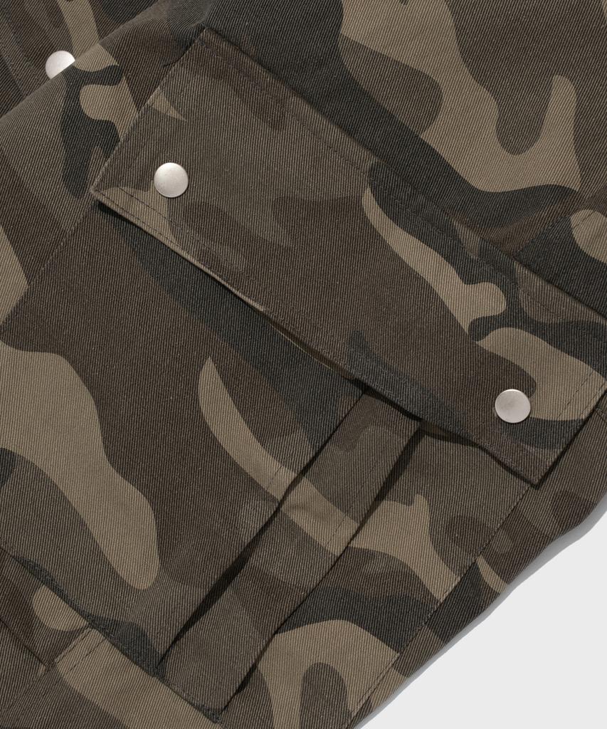 CARGOBROS FOR WOMAN Utility Wide Camo Cargo Pants (Beige)