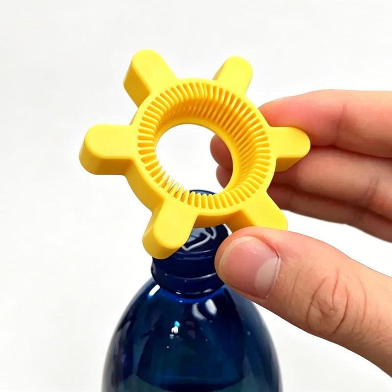 Rotating Bottle Opener Multi-function Bottle Cap Opener Easy Open Home Creative Bottle Opener for Elderly Seniors Weak Hands