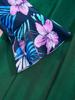 Kids Girls Two Piece Swimsuit Set Long Sleeve Floral Print Short Dress with Pants Rash Guard for Pool Beach Summer Swim