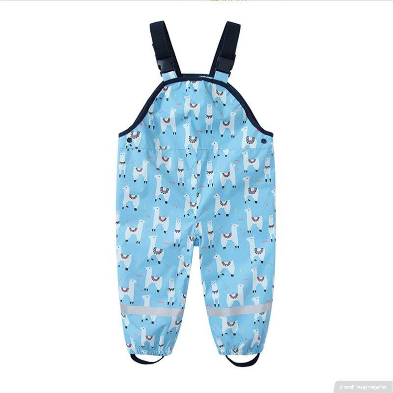 Outdoor Play Sand Wading Tactical Pants Children's Shoulder Strap