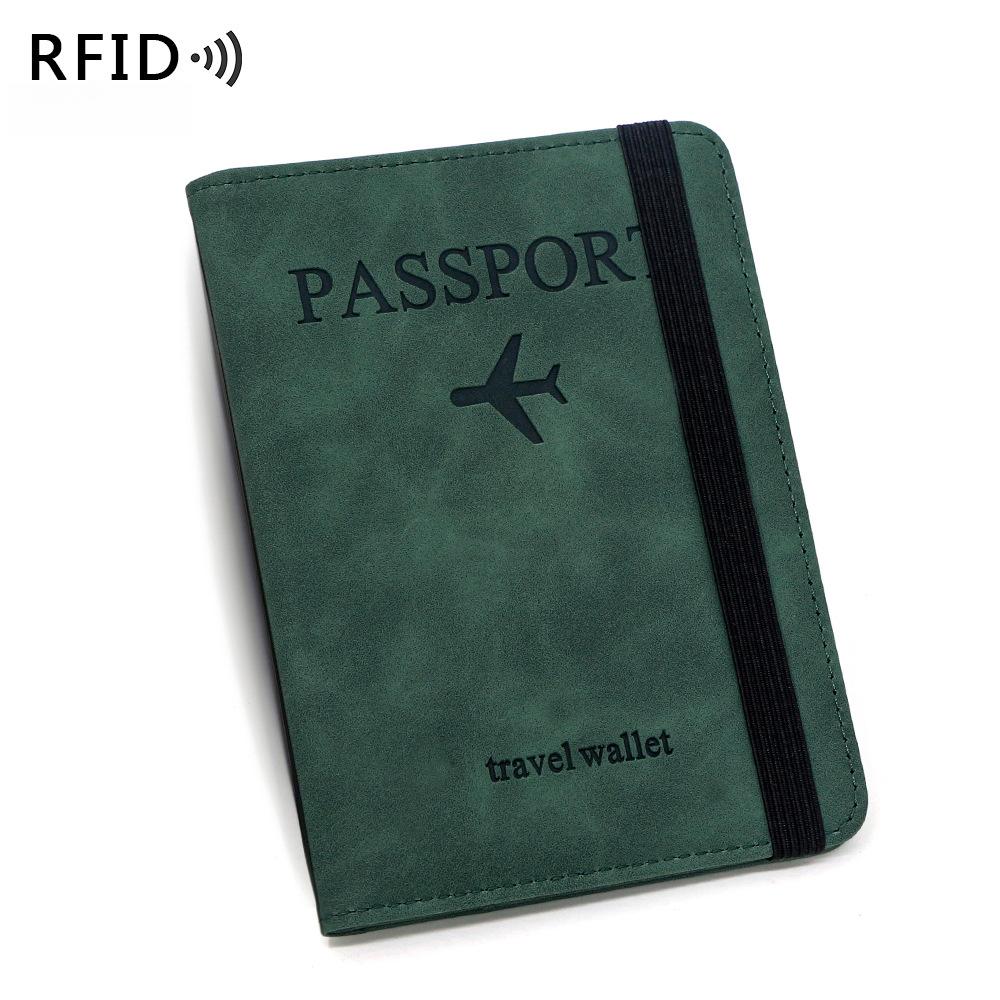 RFID-Blockierender Anti-Entmagnetisierungs-Reiseorganizer Kartenhalter, Reisepass-Etui, Kartenetui, Münzbörse