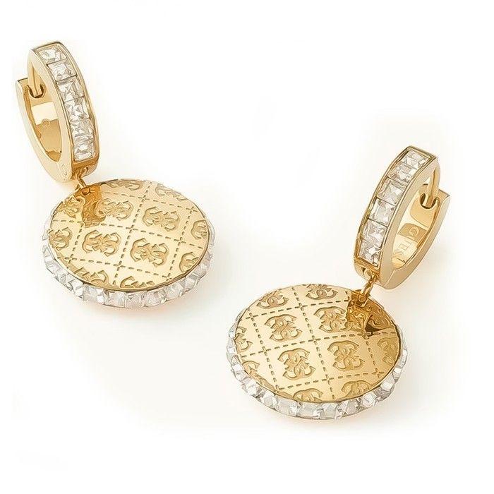 Boucles d'oreilles - GUESS - JUBE04267JWYGT-U - Acier inoxydable - Doré - Créoles