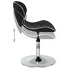 Vidaxl Dining Chairs, 4 Pcs, Black, Upholstered In Faux Leather