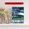 Seattle Seahawks Personalized Name Round Diamond Painting Kit Diamond Embroidery Painting Rhinestones Mosaic Frameless Handwork Decoration Arts