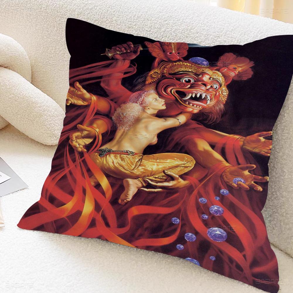 Artwork Morrill Art Pillow Cover Design Cushion Cover Decor Holiday Decorati