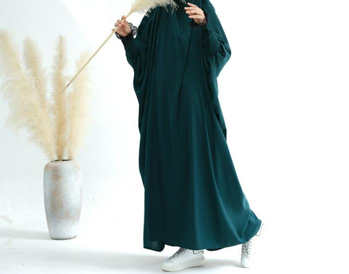 Loriya Solid Color Big Swing Robe Dress 2023 - LR609, Dubai, Turkey