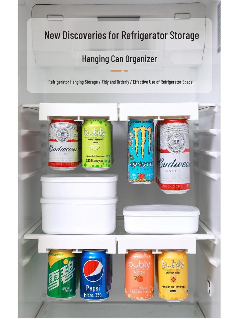 Kreativ Hängande Förvaring och Dryckesorganisatör för Kylskåp