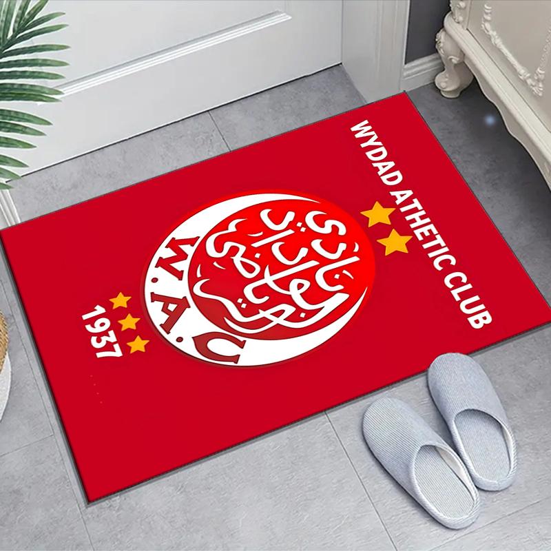 1pc Football Team Design Area Rug - Non-Slip, Soft & Cozy Floor Mat for Living Room, Bedroom, Office - Indoor/Outdoor Decorative Carpet
