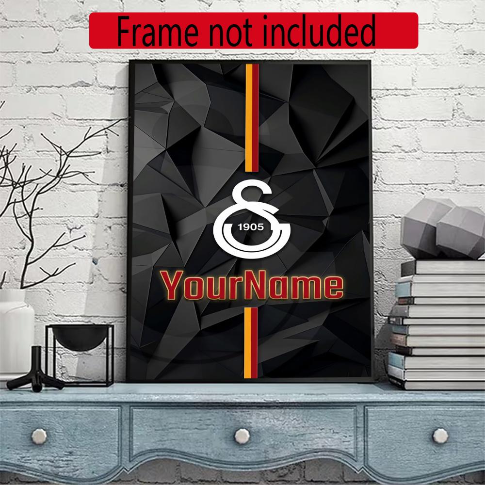 Galatasaray Personalized Text Diamond Painting Round Diamond Mosaic Rhinestones Diamond Embroidery Craft Kit Wall Decor Without Frame