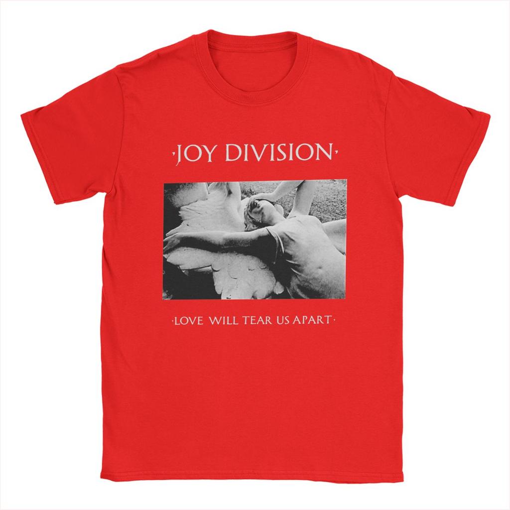Joy Division Us Apart Koszulki Męskie Bawełna Czysta Koszulki Vintage Okrągły Dekolt Krótki Rękaw Odzież Plus Size