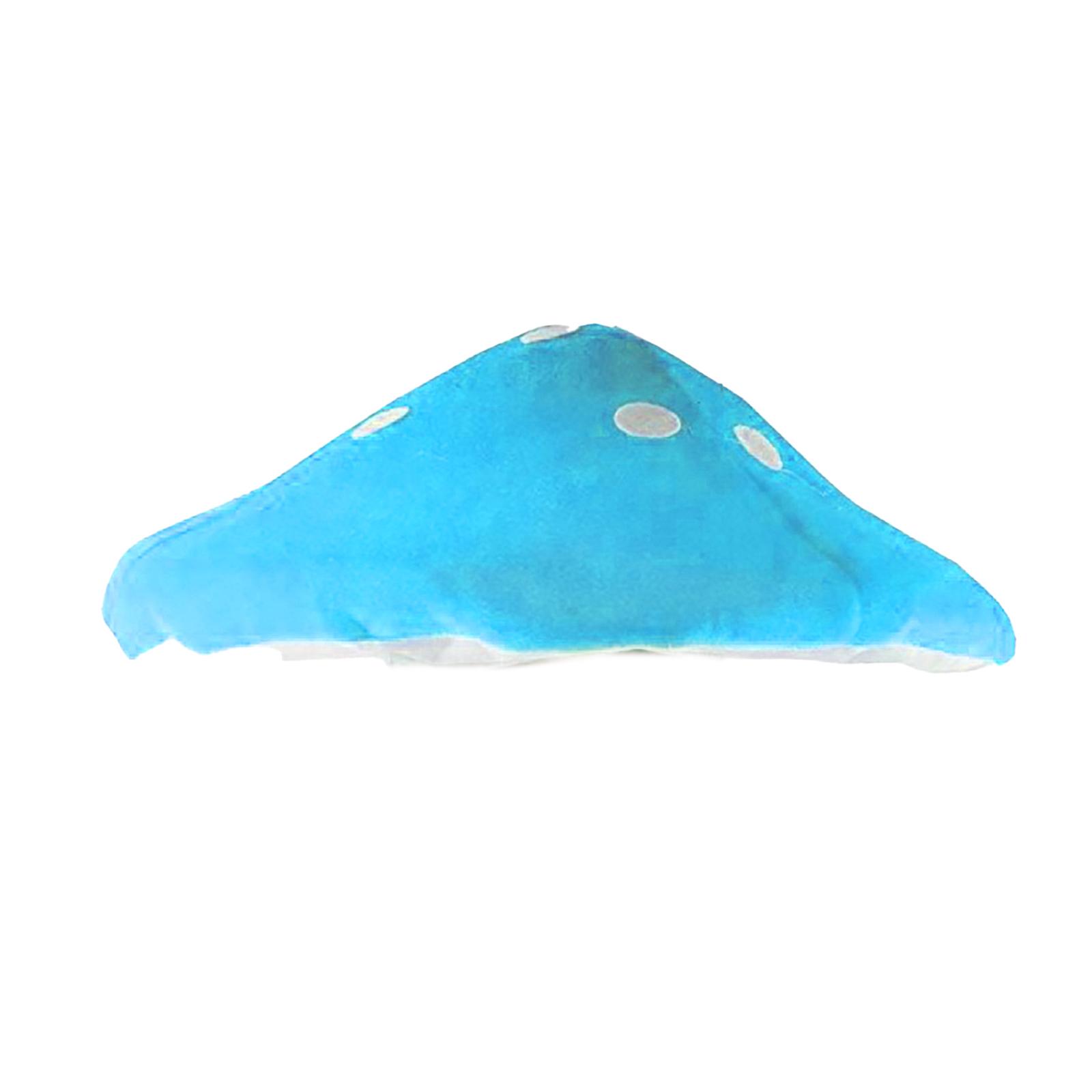 

Шляпа гриб для костюма на Хэллоуин, шляпа для фестиваля, вечеринки, сбора, головной убор, сезонная шляпа для фотосессии, аксессуары светло-синий