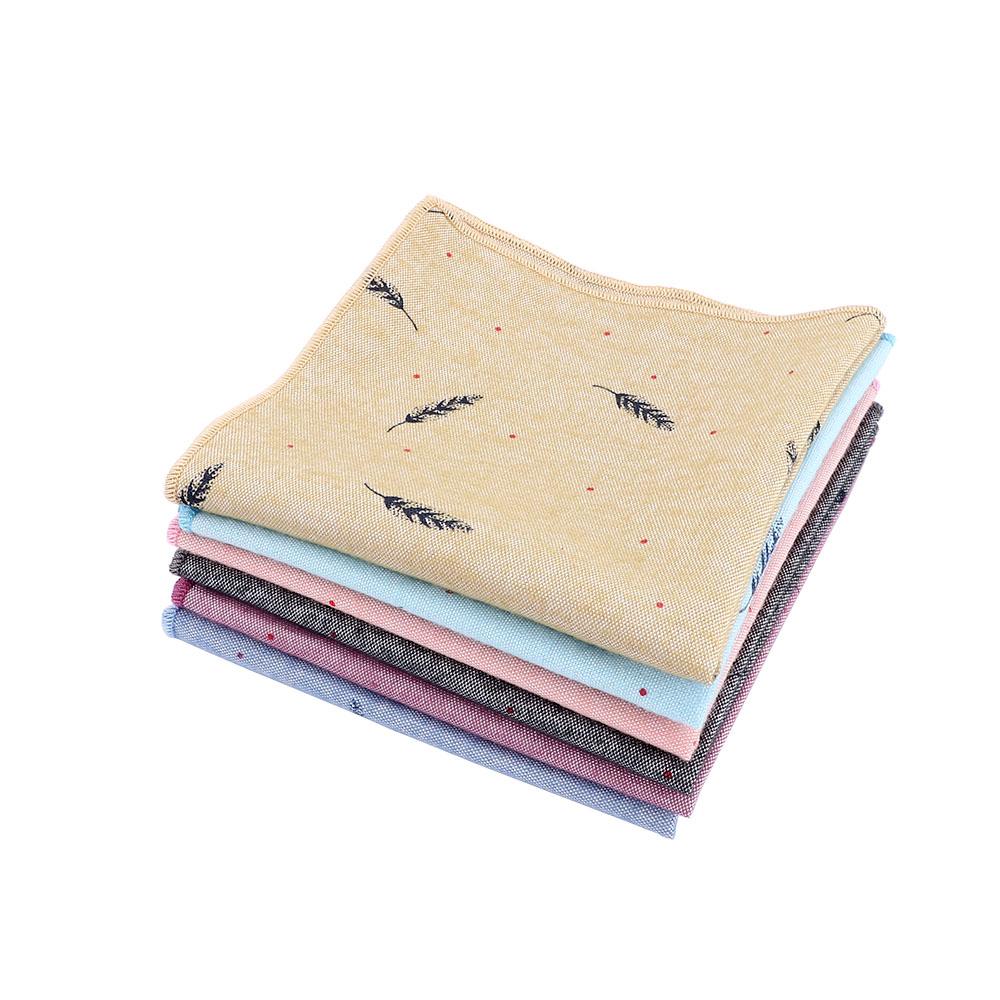 Bird Pattern Formal Suit Gentlemen Hanky Pocket Square Handkerchief for Wedding Dress Party