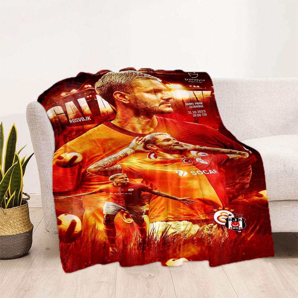 Galatasaray 90 Blanket Comfortable Great for Couch Bed Office All-Season Use Warmthful Decor Ideal Gift For Birthday Valentine'S Day
