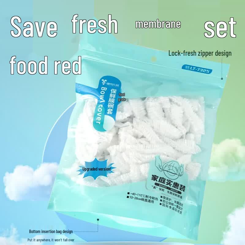 Lan Tu Le Ju Disposable Cling Film Bowl Covers
