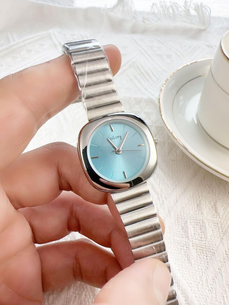 Ceas de mână casual cu cuarț pentru femei Ceas simplu auriu Brățară ajustabilă din oțel inoxidabil Ceas de mână Doamne Ceas de lux Cadouri