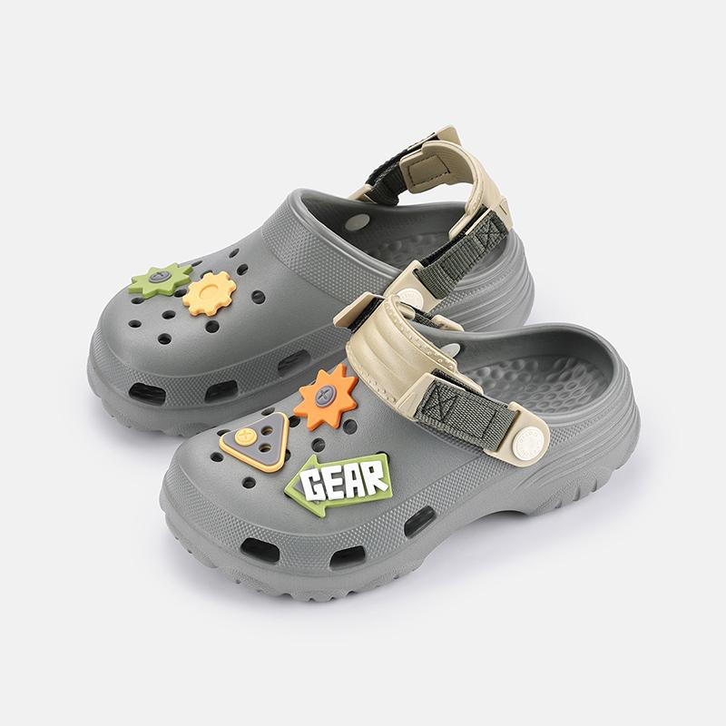 Cheerful Mario Children s cartoon sandals - summer girls  baby outerwear anti-slip beach flip-flops 23