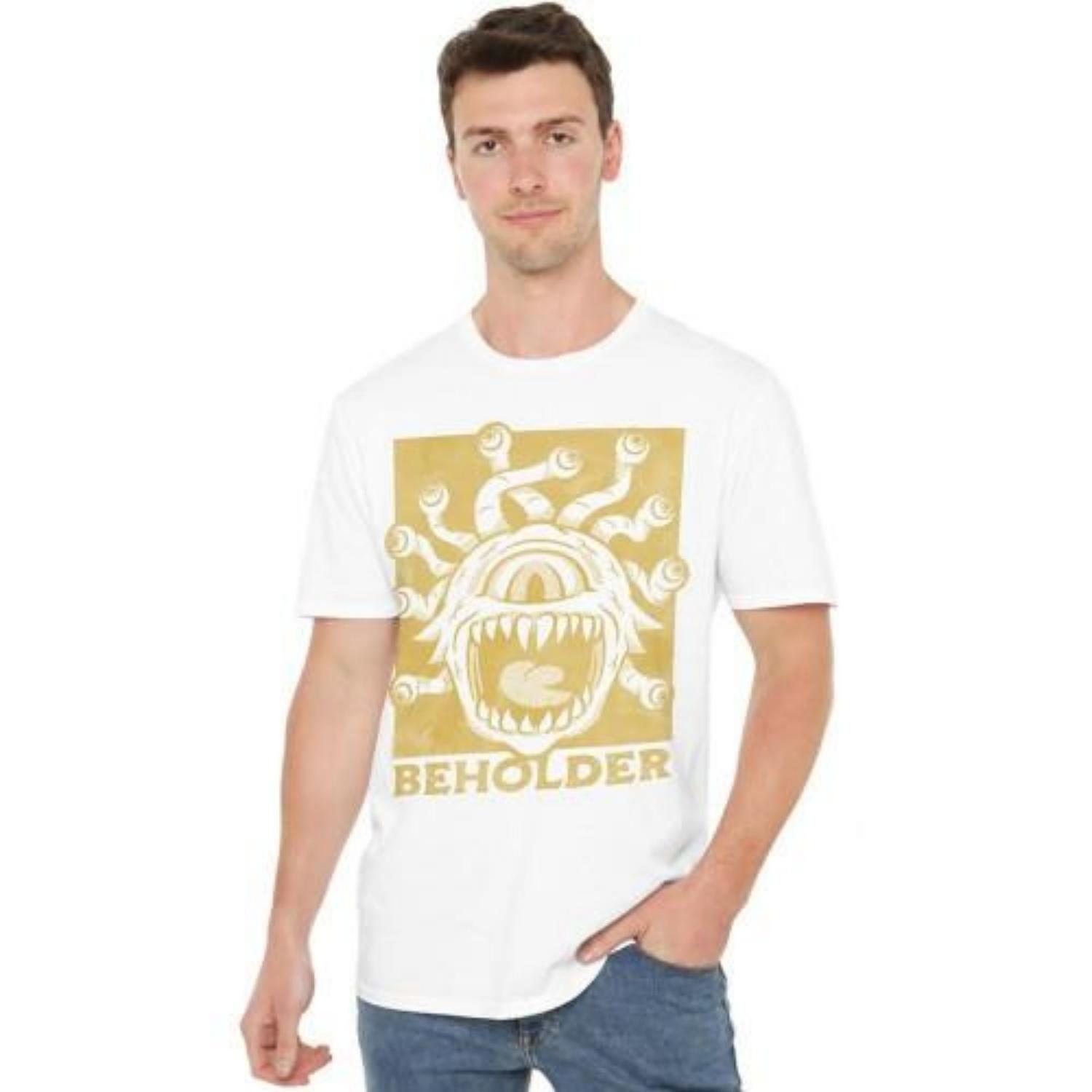 Dungeons & Dragons Mens Beholder Block 50th T-Shirt XXXXL
