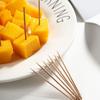 800Pcs Eco-friendly Carbonized Bamboo Toothpick Single Head Tooth Picks Teeth Cleaning Tool  Hotel