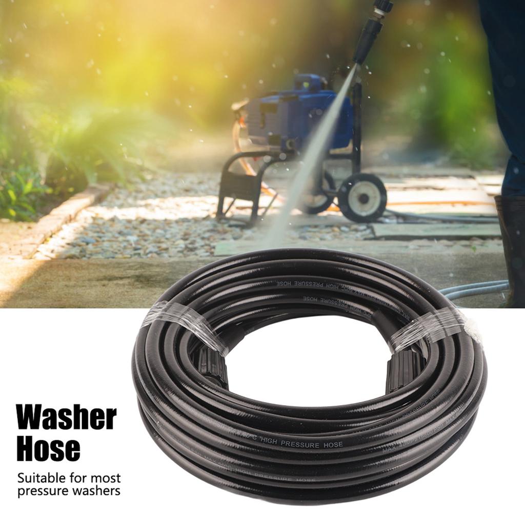 10M Pressure Washer Hose Replacement Extension Hose M22 Cleaning  0 PSI 33 Feet for   with M22 Connector Thread NPT Thread Cold Water 60 celsius