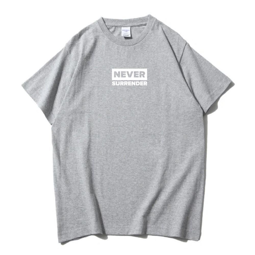 Never Surrender Tee Charlie Kirk Freedom T-shirt Cotton O-neck Short Sleeve Male Tshirts Casual Loose Fashion Men/Women T Shirt