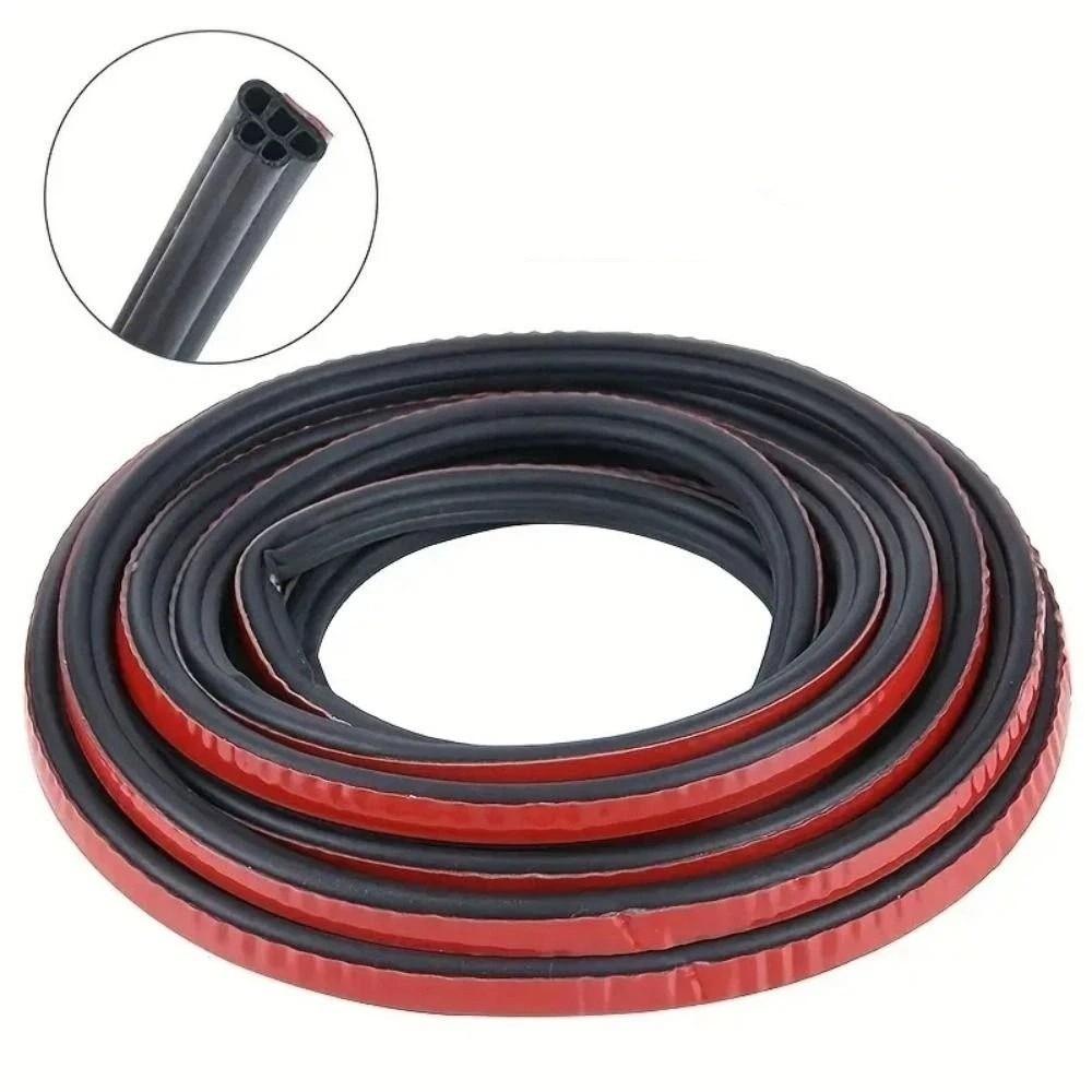 B/L Shape Door Weather Strips Soundproof Double Layer Sealing Protector Car