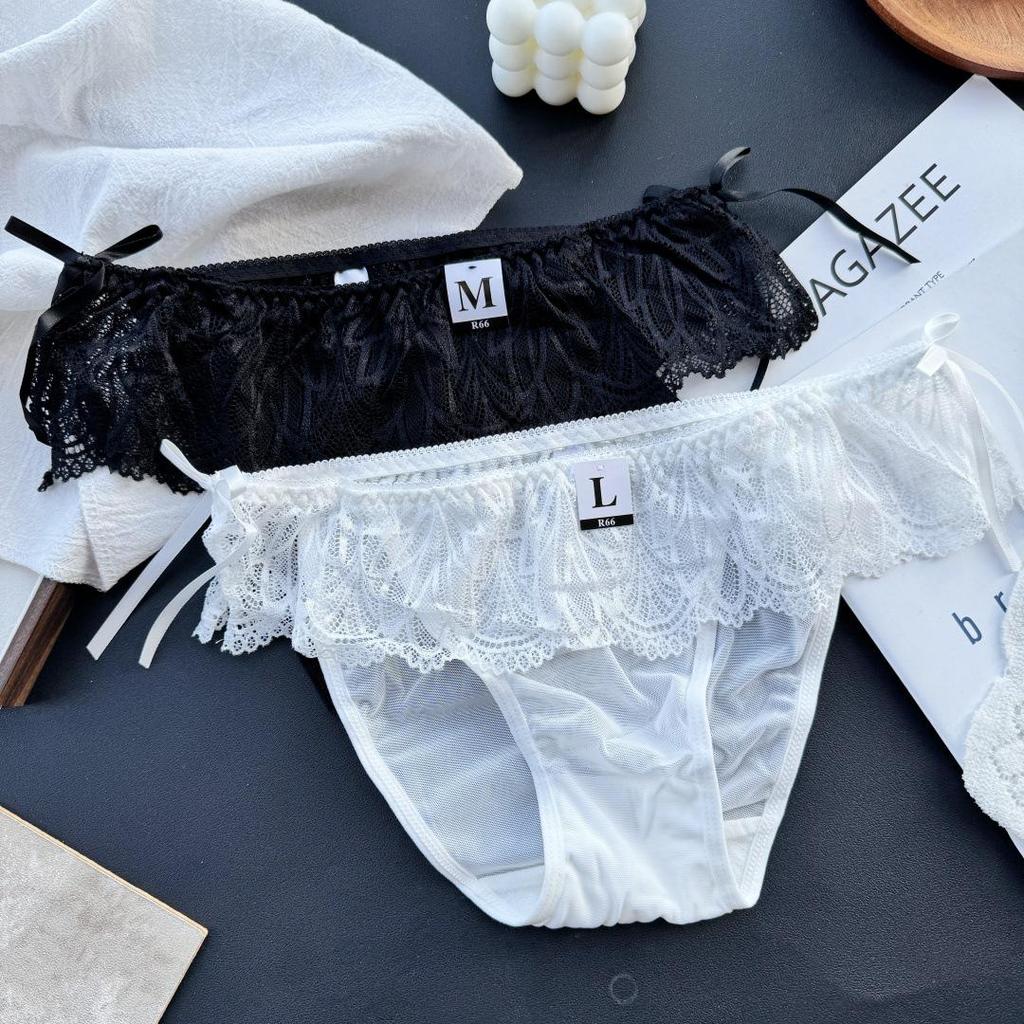 Clearance Ice Silk Lace Low-Rise Women's Panties