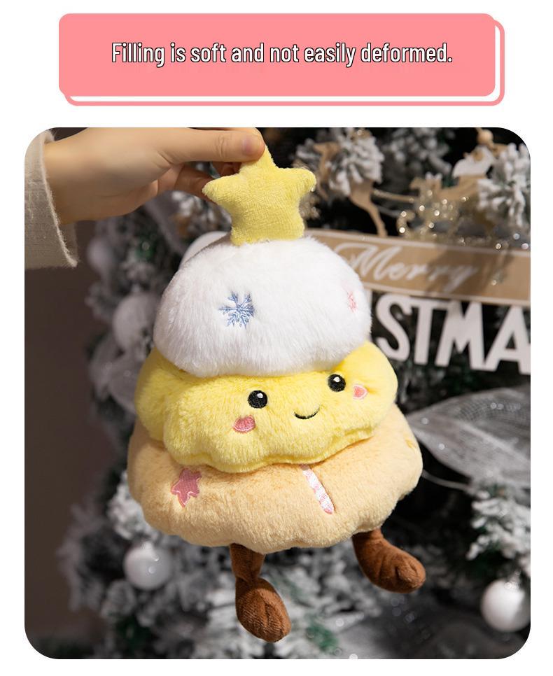 Cute Cartoon Christmas Tree Plush Toy - Rag Doll Ornament Christmas & Children's Day Gift