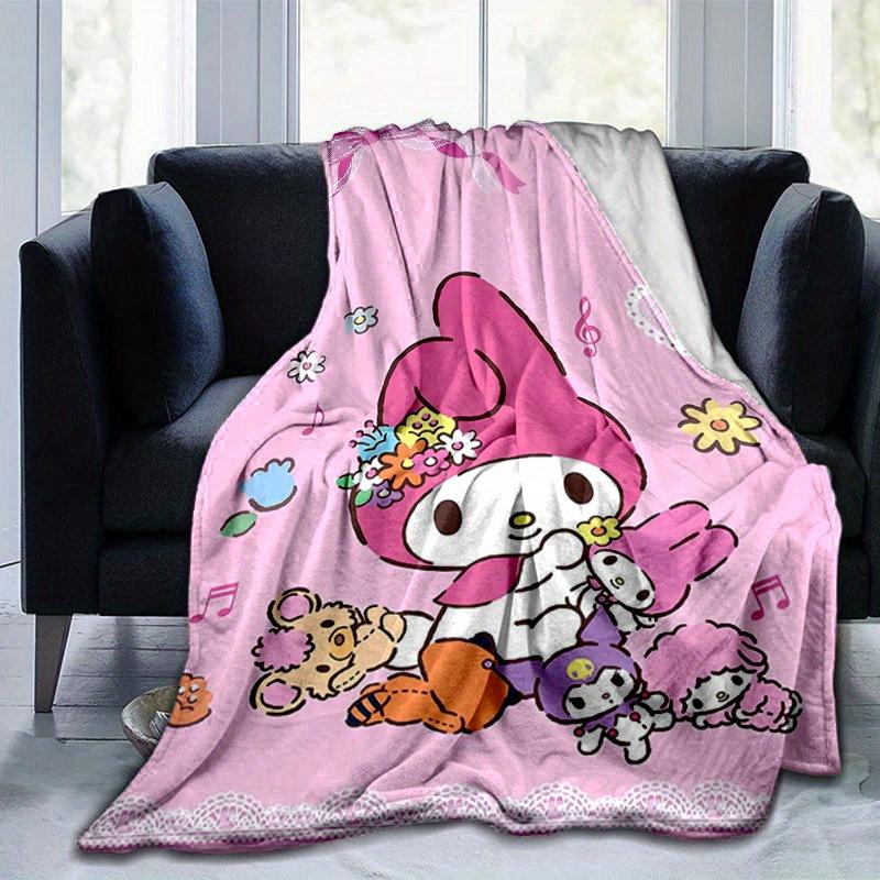 

1pc. Cute Sanrio My Melody Pink Blanket - Perfect for Home, Office, or Outdoor Use - Ideal G 100x150cm