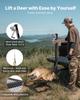 VEVOR Hitch Deer Hoist with Lifting System Platform, 300 Lbs Load Capacity, Game Hoist Winch Lift with 2-inch Receiver