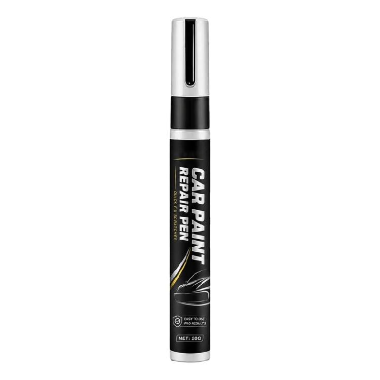 Capped Paint Repair Pen with Fine Tip for Controlled Repair of Small Automobile, Cycle, and Metal Structure Scratches