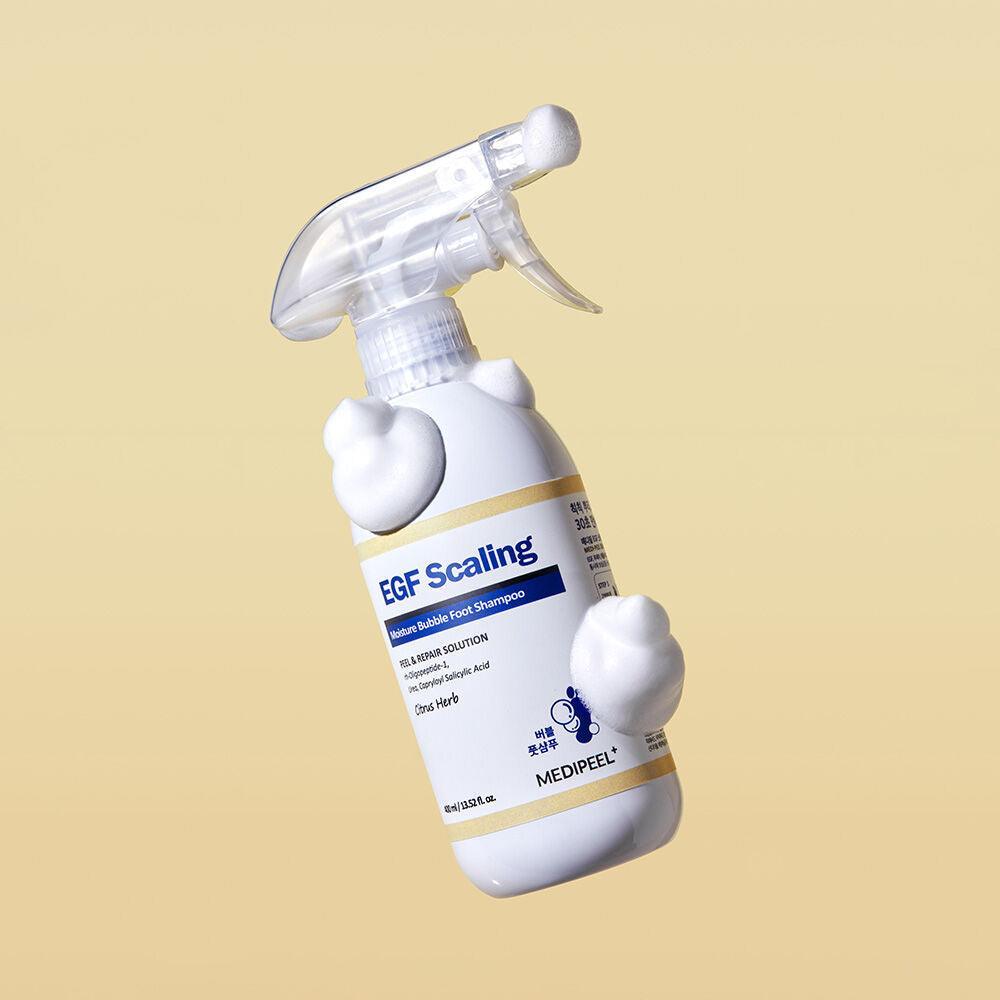 MEDI-PEEL Shampoing moussant hydratant pour les pieds EGF Scaling Moisture Bubble 400 ml