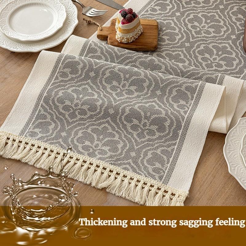 Nordic Minimalist Wallpaper Cotton Linen Wallpaper Waterproof and Stain Resistant Holiday Dining Table Wedding Decoration