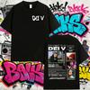 Rapper Dei V Quien Es Dei V? Tour  T-shirts Men Women Vintage Hip Hop Music T-shirt Unisex O-Neck Oversized Cotton T Shirt