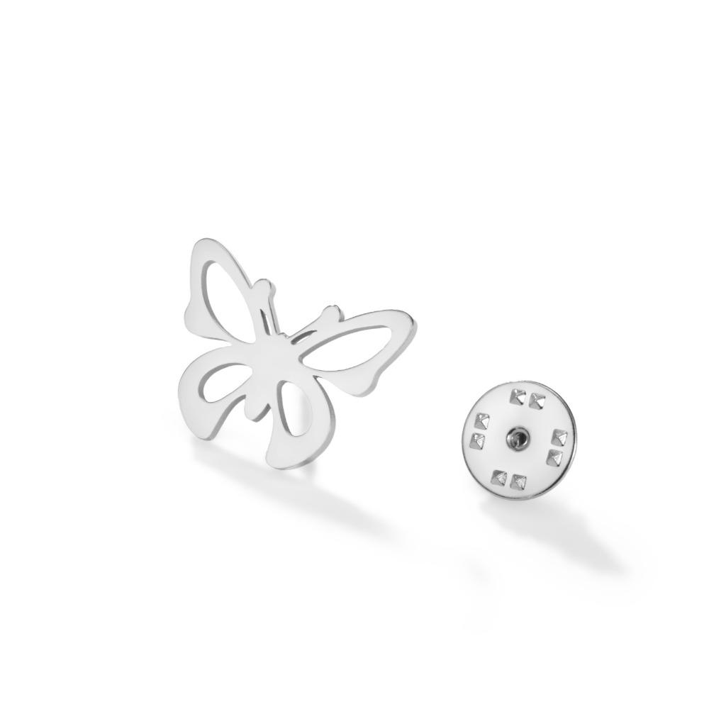 

Fashion Jewelry Light Luxury Flower Brooch Sweet Vintage Butterfly Brooch Hollow Clothes Decoration Animal Metal Pin Male