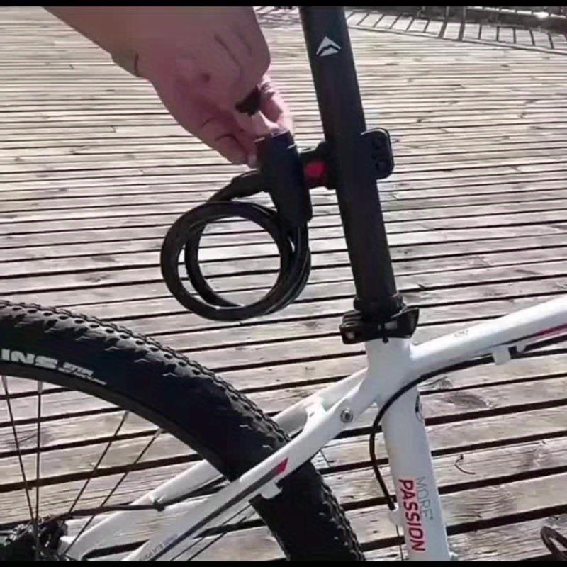 מנעול אופניים מנירוסטה שרשרת נגד גניבה לאופני הרים ואופניים חשמליים