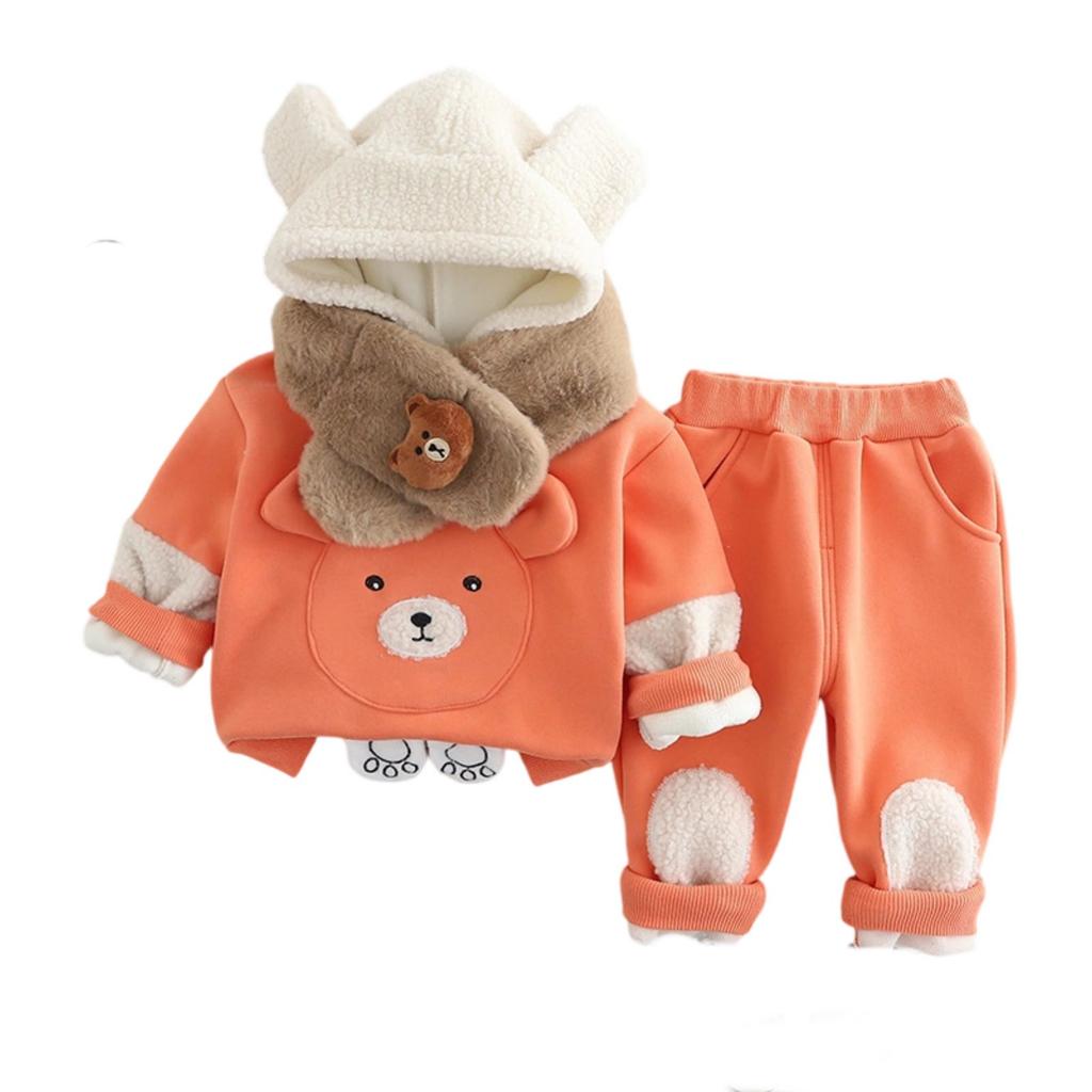 Kids Casual Long-Sleeve Set, Comfortable Daily Wear Outfits