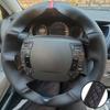 Hand-stitched Black Artificial Leather Steering Wheel Cover  For Citroen C5 2008 2009 2010-2017 Auto Interior Accessories