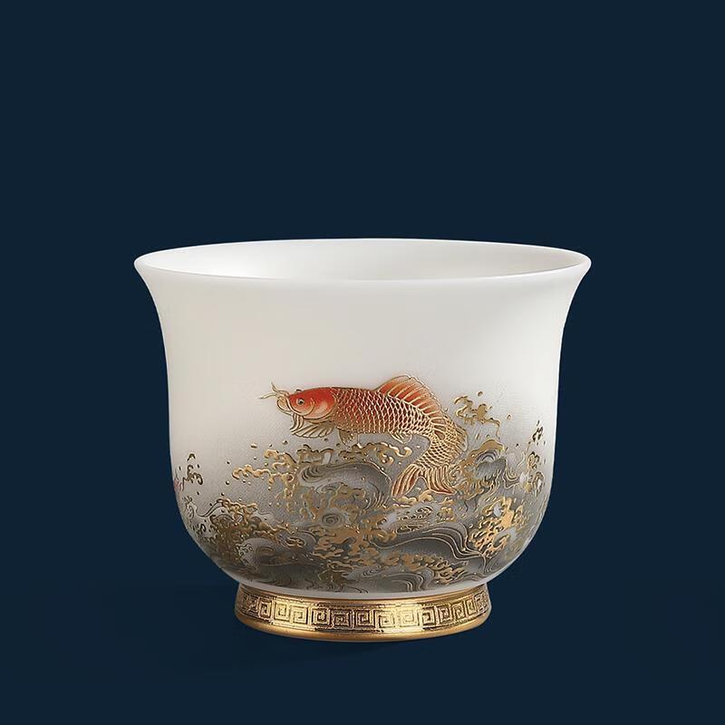 

Mutton Fat Jade Ceramic Tea Cup