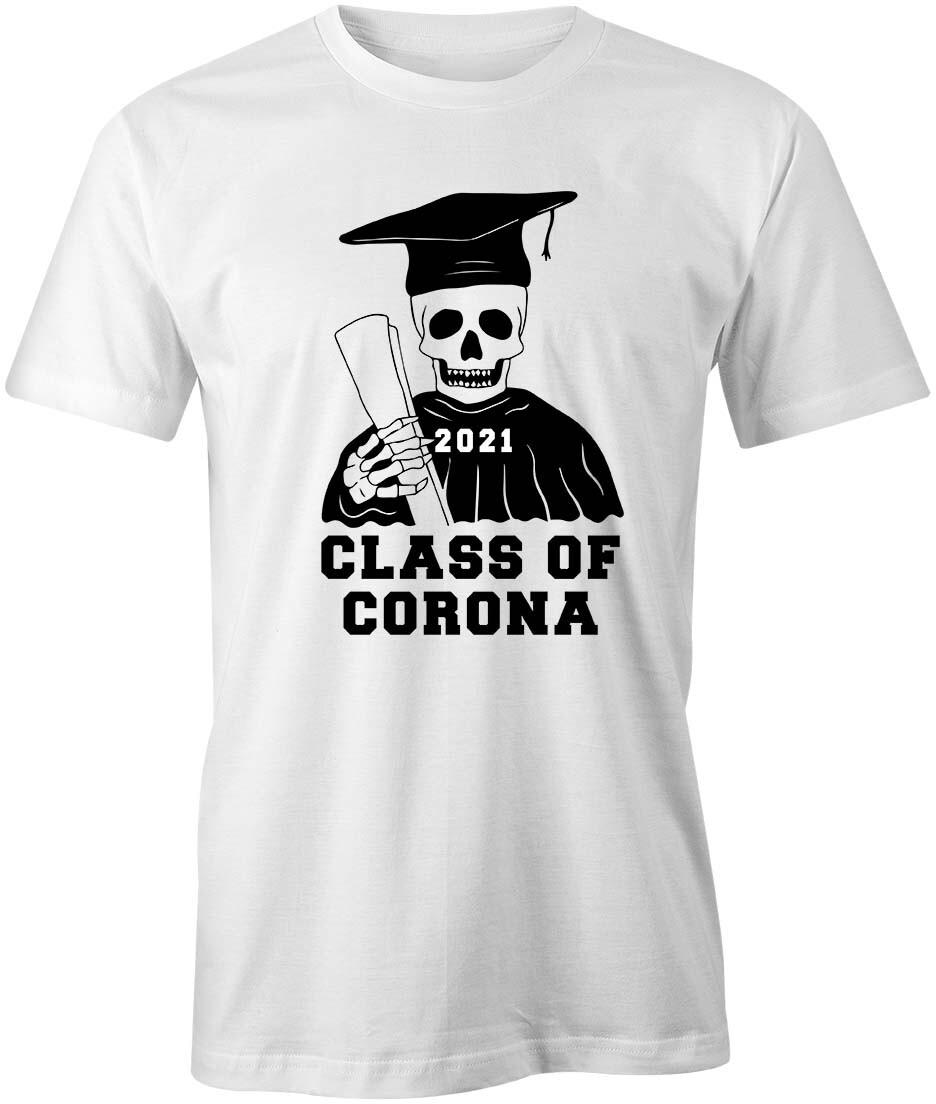 CLASS OF 2021 TShirt Tee Short-Sleeved Cotton CLOTHING GRADUATE S1WSA35 S