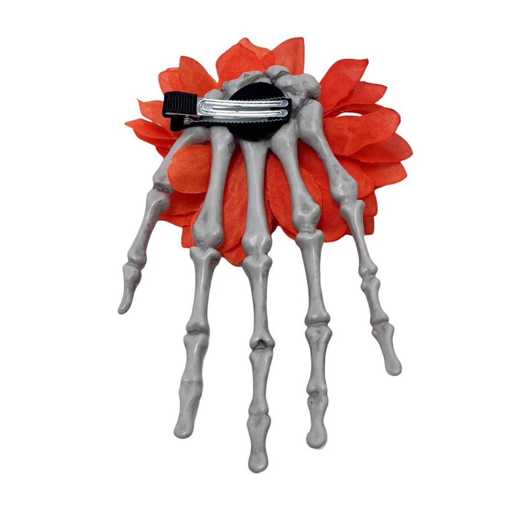Unique Skeleton Grip Hairpins Theme Hair Clip Costume Party Headwear for Halloween Dress Up and Themed Gatherings