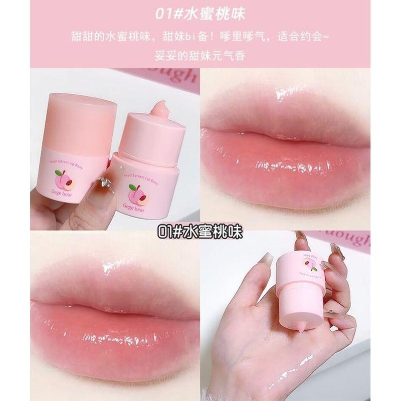 Gege Bear - Frucht-Extrakt Lippenbalsam - 4 Sorten