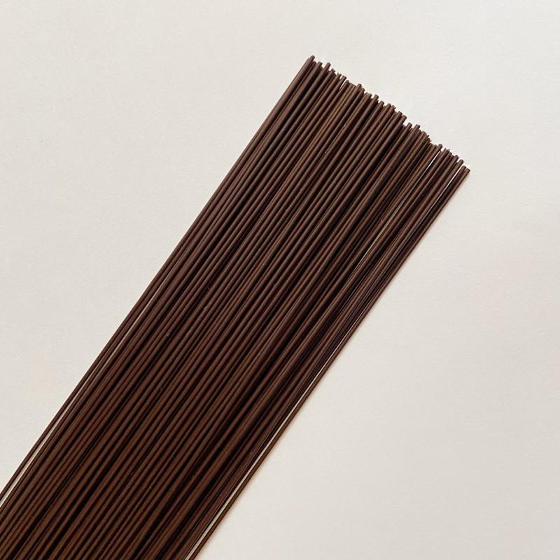 Plastic-Coated Floral Iron Wire for DIY Projects and Baking (Black, White, Green)