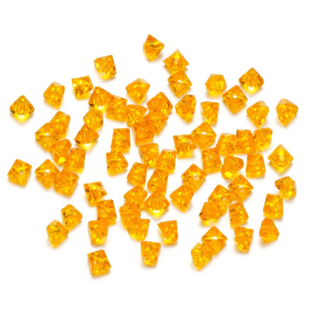 A string 4mm 6mm Irregular Crystal Glass Beads Necklace Czech Rondelle Loose Beads For DIY Jewelry Bracelet Making Accessories