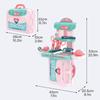 Plastic Dressing Playset 3 In 1 Kids Makeup Dressing Table Toy Set for Over 3 Years Old