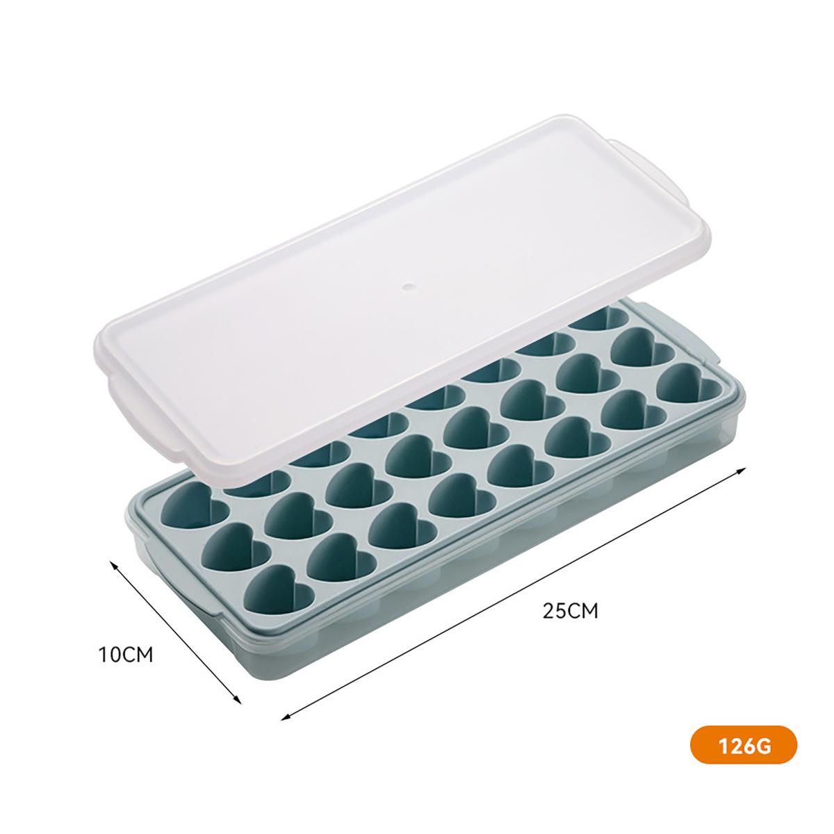 

24 сетки креативная форма для сетки для льда в форме сердца ледяная глыба форма для изготовления льда ледяная глыба артефакт бытовой пищевой Мягкий силиконовый ящик для хранения льда синий