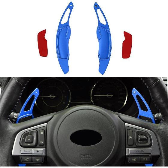 Aluminum Alloy Paddle Shift Steering Wheel Shifter Extension for Subaru Impreza WRX Legacy XV Crosstrek Forester Legacy WRX Ascent BRZ Scion FR-S